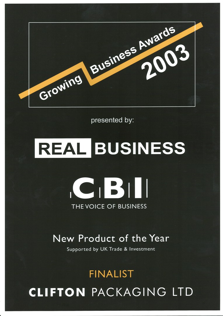 Growing Business Awards 2003 New Product of the Year