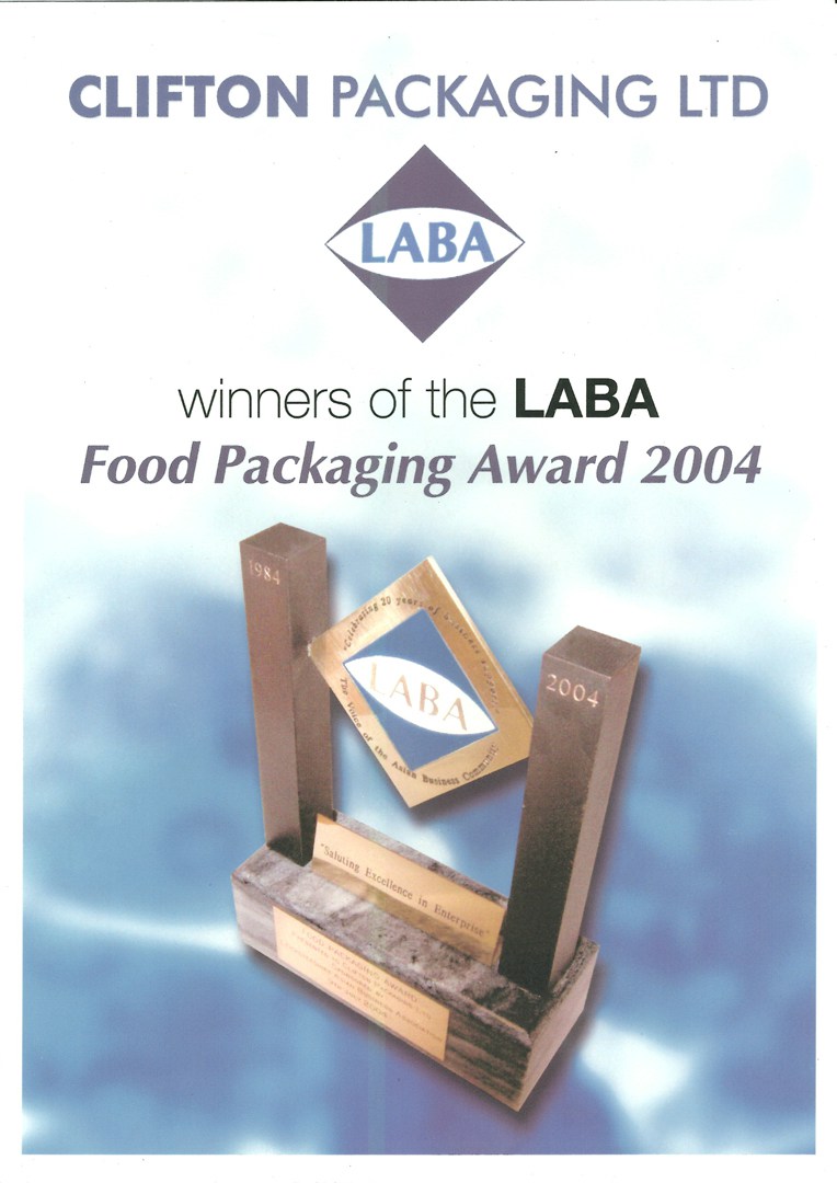 LABA Winners of the LABA Food Packaging Award 2004