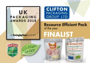 UK Packaging Awards 2018 Resource Efficient Pack Finalist