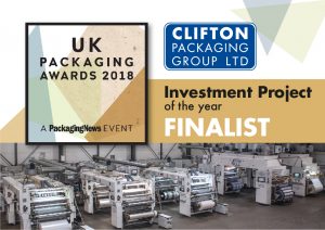 UK Packaging Awards 2018 Investment Project Finalist
